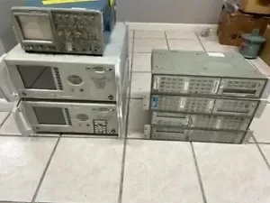 QTY 7 HP TEKTRONIX WILL'TEK USED TESTING EQUIPMENT FOR REPAIR SOLD AS IS