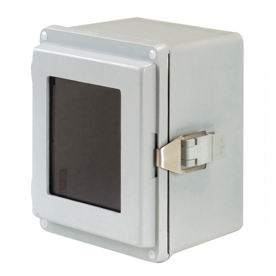 HOFFMAN NVENT A1287JFGQRPWR WINDOW QUICK RELEASE ENCLOSURE