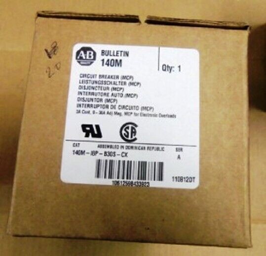 NEW ALLEN BRADLEY 140M-I8P-B30S-CX /140MI8PB30SCX MOTOR CIRCUIT PROTECTOR