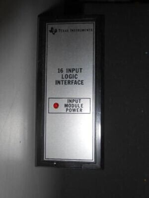 TEXAS INSTRUMENTS 6MT31 16 INPUT LOGIC INTERFACE MODULE POWER USED