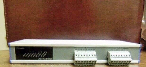 AGRAMKOW I/O MODULE 4 INPUT/4 OUTPUT USED
