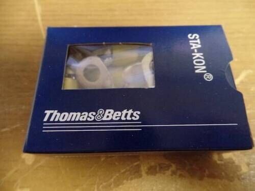 QTY 15 THOMAS BETTS STA-KON RF4-516 NYLON INSULATED PRESSURE CONNECTOR NEW