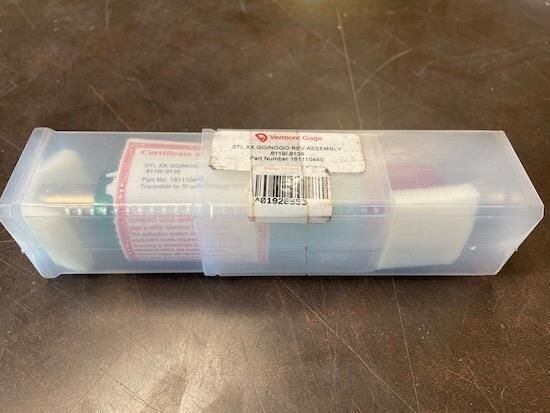 VERMONT GAGE 161110440 STL XX GO/NOGO REV ASSY .8119/.8136