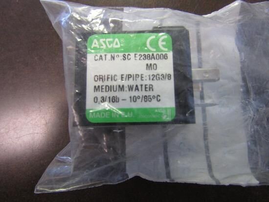 ASCO SC E238A006 COIL