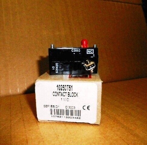 CUTLER-HAMMER 10250T51 CONTACT BLOCK NEW FACTORY BOX