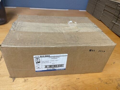 QTY 50 THOMAS & BETTS STEEL CITY 6H2 BSS STAINLESS STEEL HANGERS
