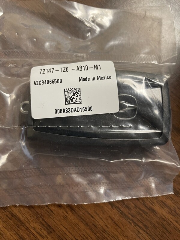 GENUINE ACURA 72147-TZ6-A810-M1 DRIVER 2 KEYLESS FOB INSERT BLADE NOT INCLUDED