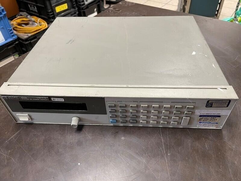 HP HEWLETT PACKARD 6633B SYSTEM DC POWER SUPPLY 0-50V / 0-2A