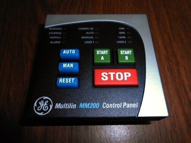 GE MM200 BASIC CONTROL PANEL for Motor Protection system new BULK