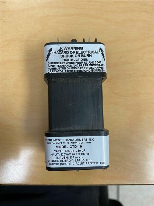 INSTRUMENT TRANSFORMERS CTD-10 330UF