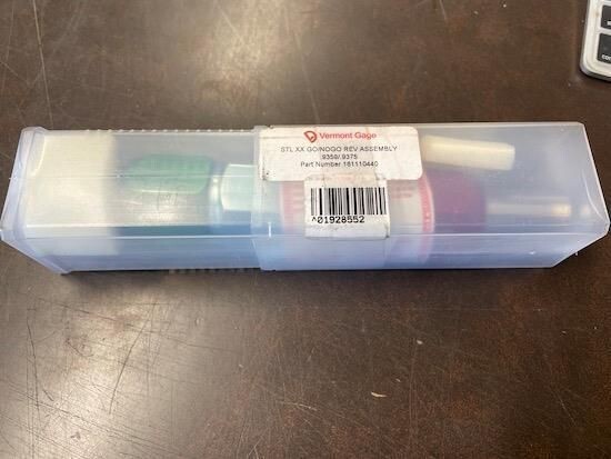 VERMONT GAGE 161110440 STL XX GO/NOGO REV ASSEMBLY .9359/.9375