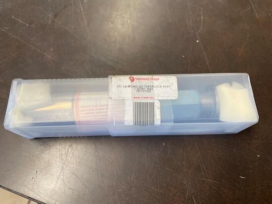 VERMONT GAGE 181107320 STL XX GO/NO-GO TAPERLOCK ASSY 1.3528/1.3542