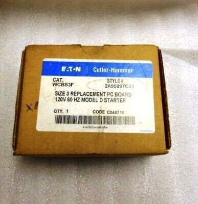 EATON CUTLER-HAMMER 2A95097C51 REPLACEMENT PC BOARD NEW OPEN BOX EATON CUTLER-HAMMER 2A95097C51 REPLACEMENT PC BOARD NEW OPEN BOX