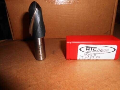 HTC QUINCO SPQ002118 END MILL TOOL 7/8 DIA 5/8 SHK 1-1/2 LOC 3 OAL NEW