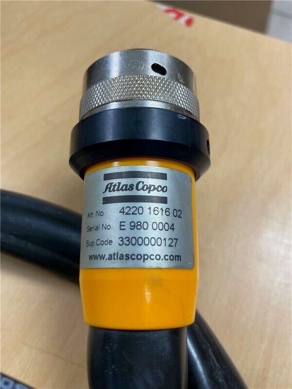 Atlas Copco 4220 1616 02 Tool Cable Assembly Extension Tensor 2M