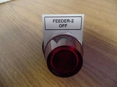 ALLEN BRADLEY 800T-P16 RED PILOT LIGHT 120V 50/60 Hz