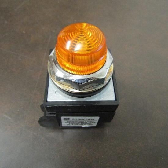 GENERAL ELECTRIC CR104PLG92 OILTIGHT INDICATING LIGHT ORANGE/AMBER