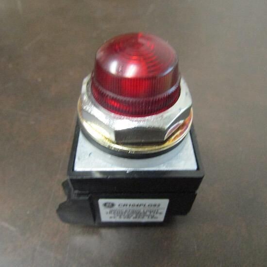 GENERAL ELECTRIC CR104PLG92 OILTIGHT INDICATING LIGHT RED