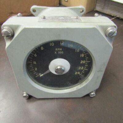 The Electronic Tachometer Corp 0-24 RPM x 100 INDICATOR Model U4G-12 type IC/EFB