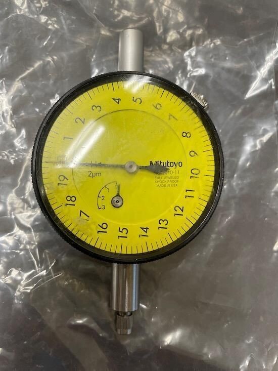 MITUTOYO NO 2010-11 FULL JEWELED SHOCK PROOF DIAL INDICATOR