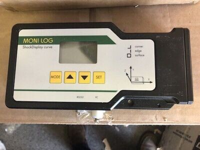 Moni Log Shock Display Curve R20 Transportation Vibration Logger