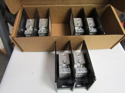 LOT OF 3 MERSEN MPDB67562 Distribution Block,Standard,600,175A