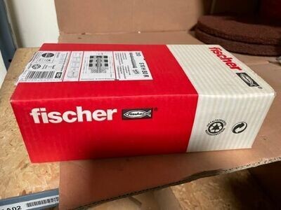 FISCHER S10H80R BOX OF 200 PLASTIC ANCHORS NEW FISCHER S10H80R BOX OF 200 PLASTIC ANCHORS NEW