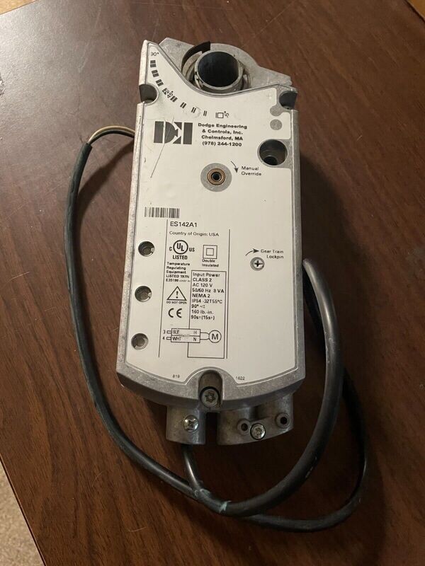 DEI ES142A1 / S63TF8-F1-G ELECTRONIC ACTUATOR 120 VAC 50/60 HZ 8 VA NEMA 2