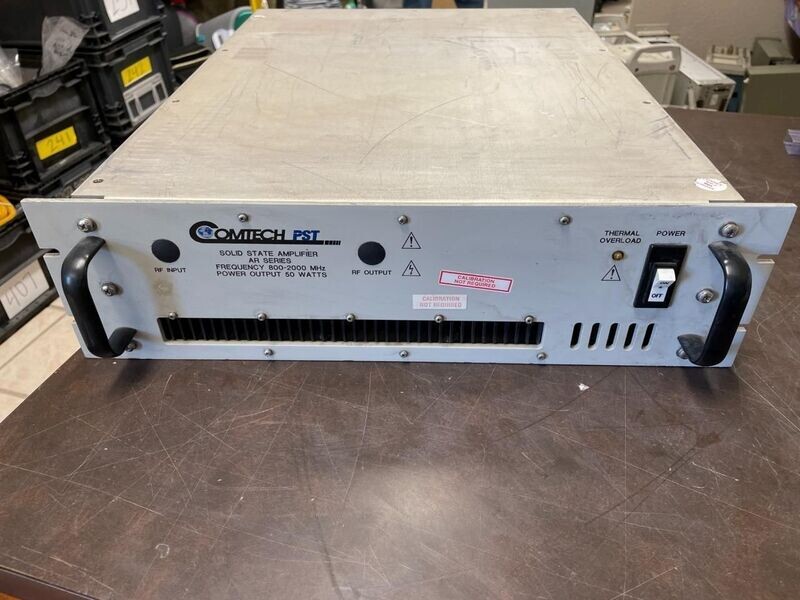 COMTECH PST AR8829-50 / 15P15364-03 LINEAR AMPLIFIER 800-200MHz 50 WATTS