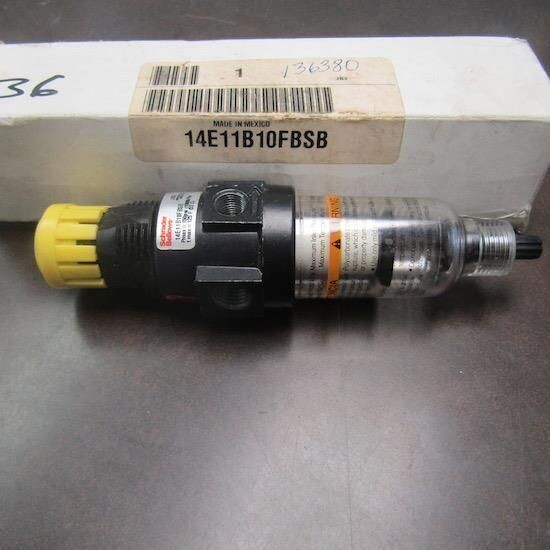 SCHRADER BELLOWS 14E11B10FBSB MINIATURE AIR FILTER / REGULATOR