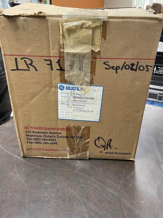 GE PLE3PNLDG02 POWER LEADER EPM ELECTRONIC POWER METER 277V 50/60HZ 10AMPS
