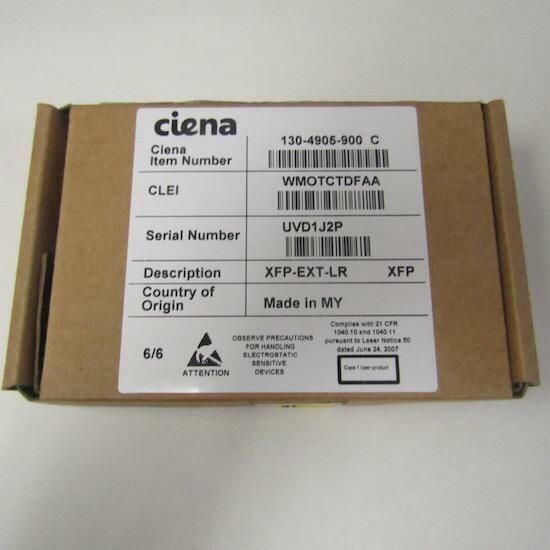 CIENA 130-4905-900 C CS EXT TEMP (-5 TO 85C) SFP-EXT-LR TRANSCEIVER OPT 1310NM