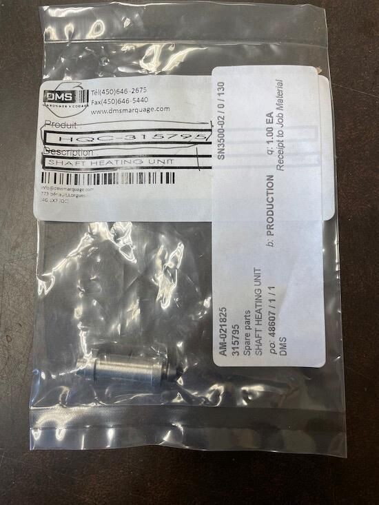 DMS HQC-315795 SHAFT HEATING UNIT
