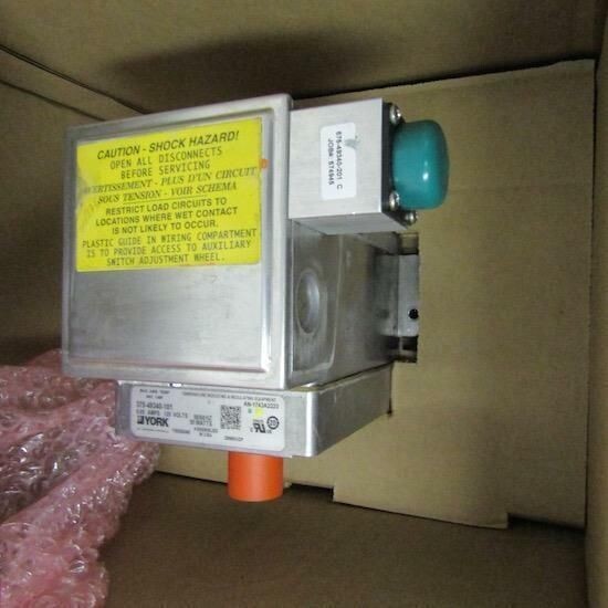 YORK 375-49340-101 ELECTRIC ACTUATOR 120V 50/60HZ PROPORTIONAL USED