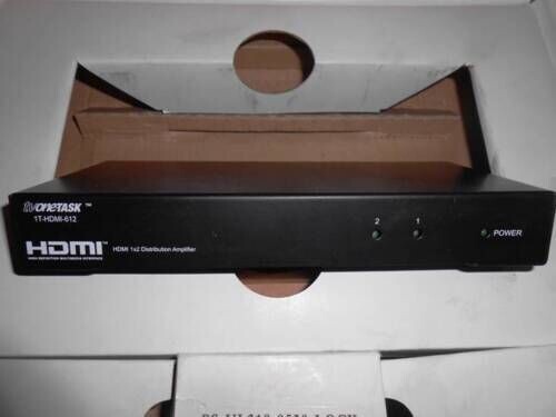 HDMI TV ONE-TASK 1T-HDMI-612 DISTRIBUTION AMPLIFIER NEW