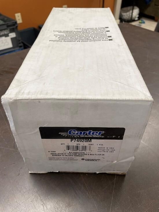 CARTER P74920M FUEL PUMP MODULE ASSEMBLY