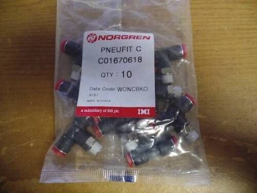 QTY 10 NORGREN C01670618 SWIVEL ADAPTER NEW