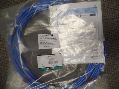 PANDUIT QUICKNET STP CAT 6A CASSETTE TO CASSETTE 6 PORTS BLUE RISER CABLE 10FT