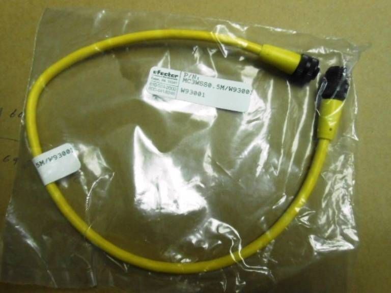 efector MC3WSS0.5M/W93001 CABLE CORDSET NEW FACTORY BOX