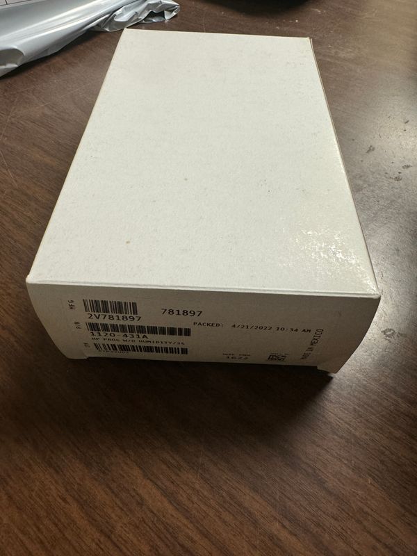 CARRIER / CLIMATE MASTER 2V781897 1120-431A PROGRAMMABLE THERMOSTAT