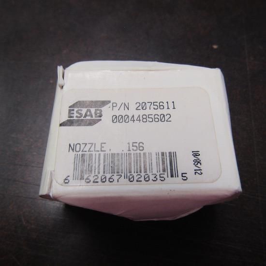 ESAB 2075611 / 0004485602 NOZZLE ASSY .156