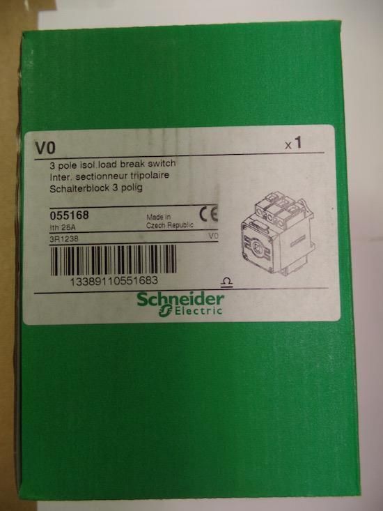 SCHNEIDER V0 055168 TeSys VARIO - Switch body for switch-disconnector - 3 poles