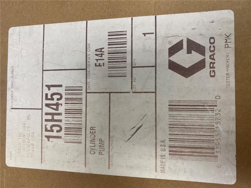 GRACO 15H451 CYLINDER PUMP