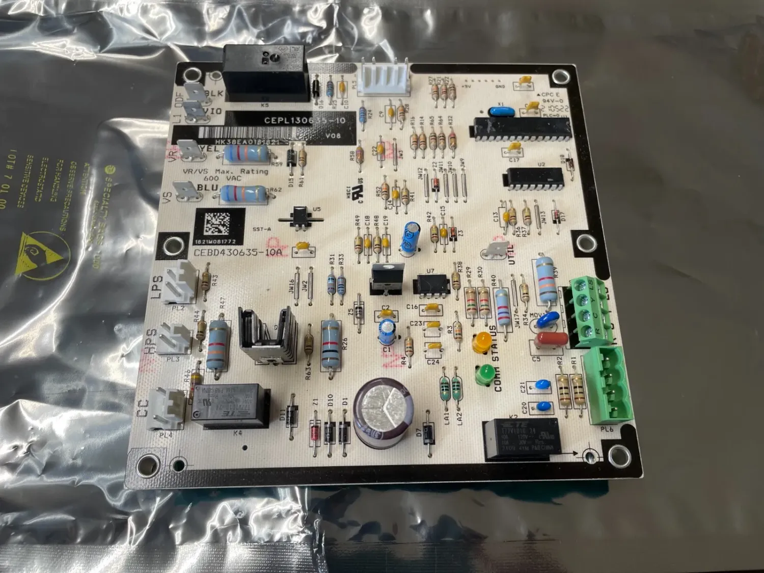 CARRIER CEPL130635-10 / HK38EA018 Carrier ICP Condenser Control Board