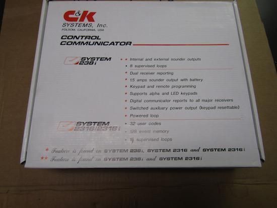 C&K SYSTEMS CONTROL COMMUNICATOR SECURITY ALARM SYSTEM 2316