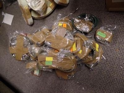 LOT OF 32 MEGALINEAR POLYURETHANE BELTS VARIOUS LENGTH WIDTH MFG