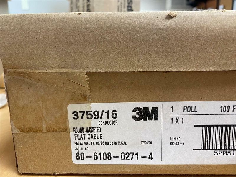 3M 3759/16 CONDUCTOR 100FT FLAT CABLE