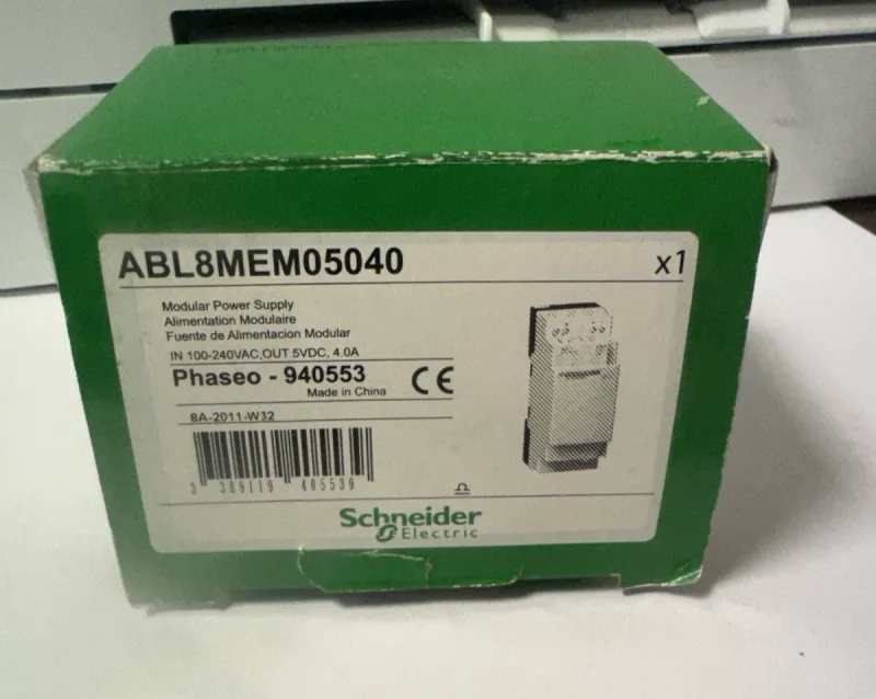 Schneider Electric ABL8MEM05040 Power Supply 5VDC 4A DIN Rail Modular