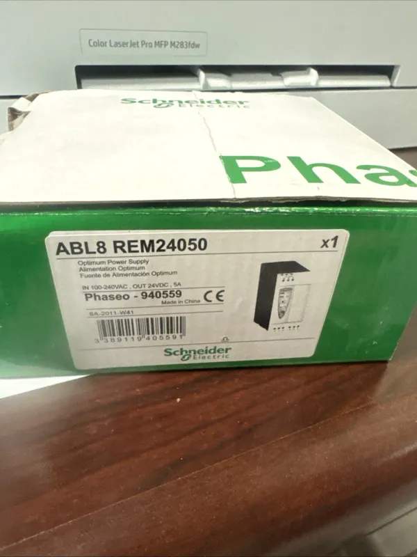 Schneider Electric ABL8REM24050 Regulated Power Supply 24VDC 5A DIN Rail