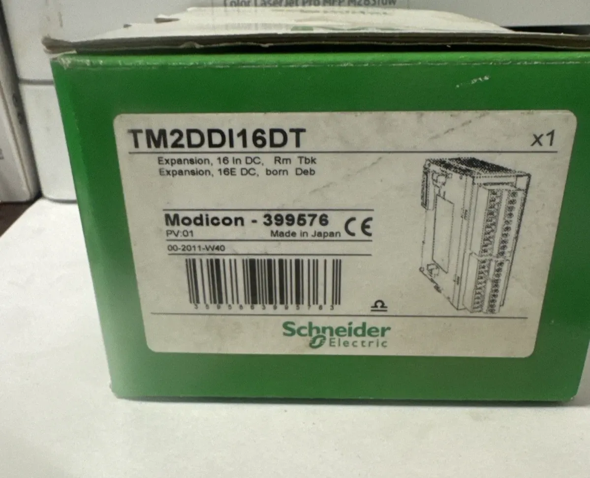 Schneider Electric Modicon TM2DDI16DT PLC Input Module – 16 DC Inputs – DIN Rail Schneider Electric Modicon TM2DDI16DT PLC Input Module – 16 DC Inputs – DIN Rail